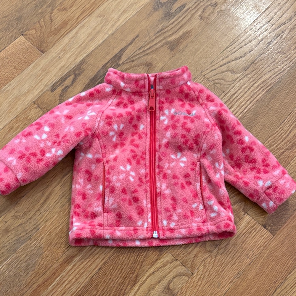 Columbia Pink Fleece Kids Jacket